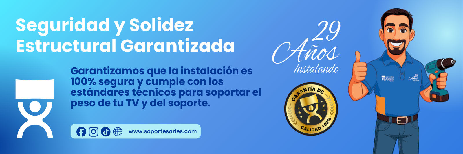 instalacion gratis, soportes para tv